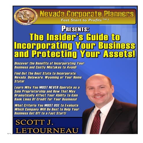 The Insiders Guide To Incorporating And Protecting Your Assets 10 15 09