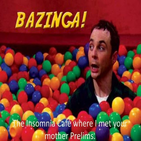 The insomnia café where i met your mother