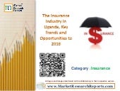 The Insurance Industry in Uganda, K...
