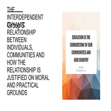 The interdependent dynamic relationship between individuals, communities.pptx