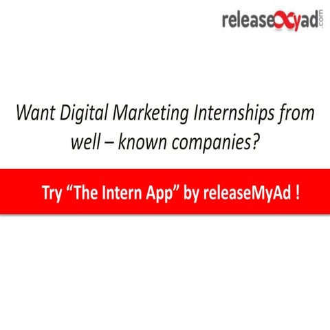 The Intern App by ReleasemyAd