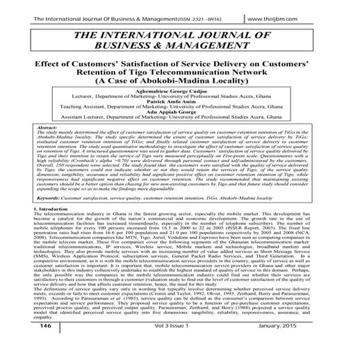 The international journal of business and management | PDF