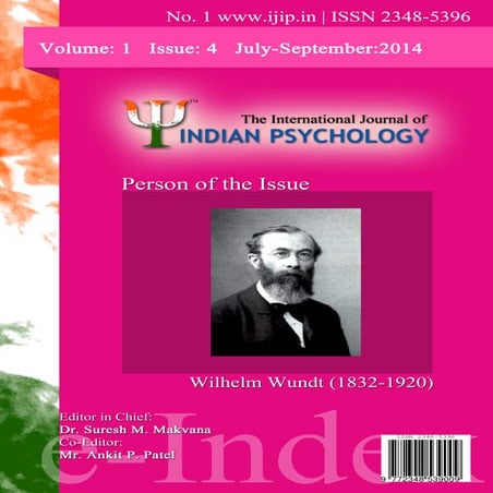 The international journal of indian psychology, volume 1 issue-4 no. 1 ...