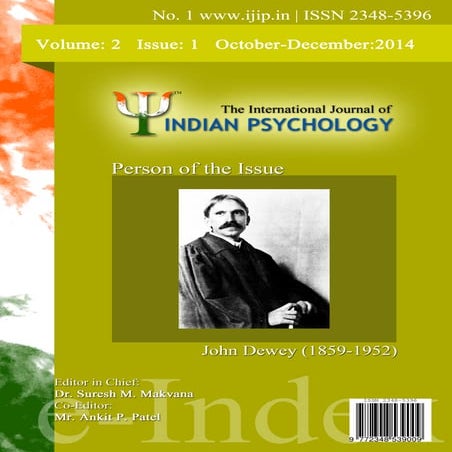 The international journal of indian psychology volume 2 issue-1 no. 1 | PDF