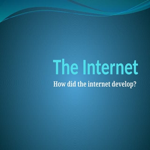 The Internet | PPTX