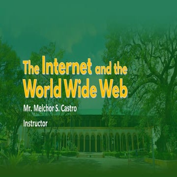 The internet and www