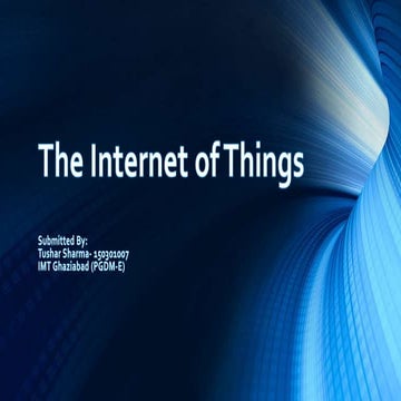IoT-The Internet of Things