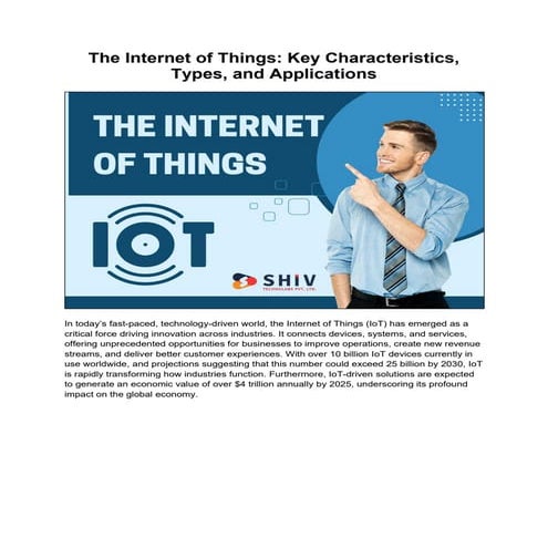 A Detailed Guide of IoT to Types, Features, and Uses
