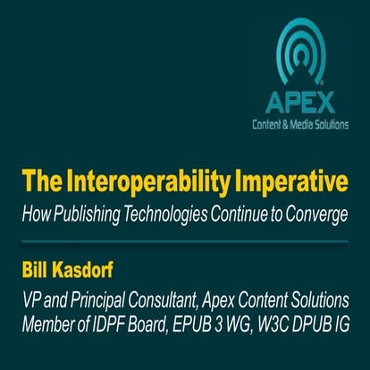 The Interoperability Imperative