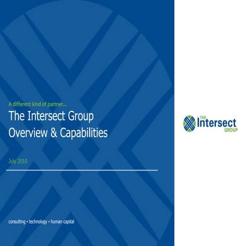 The Intersect Group   Overview &amp; Capabilities