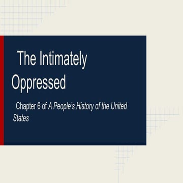 The Intimately Oppressed