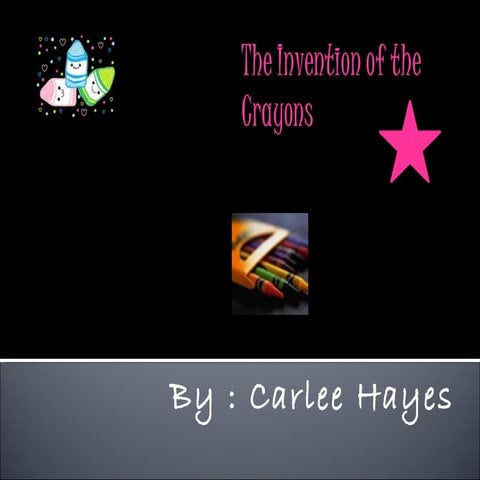 The invention of the crayons