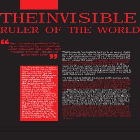 The invisible 
