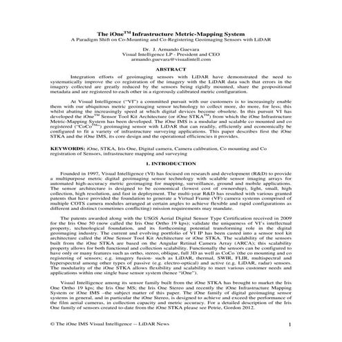 The i one ims   v-iisual intelligence technical white paper - armando guevara