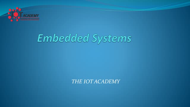 The iot academy_embeddedsystems_training_basicselectronicspart2