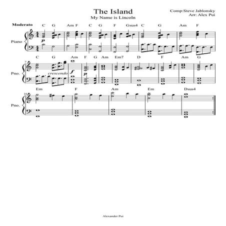 The island soundtrack score