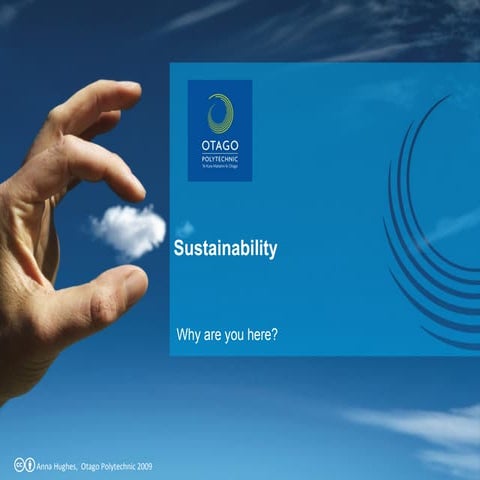Sustainability - The Issues
