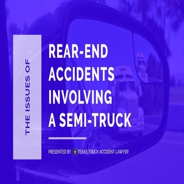 Safety Tips for Drivers Sharing the Road with Trucks | PPTX