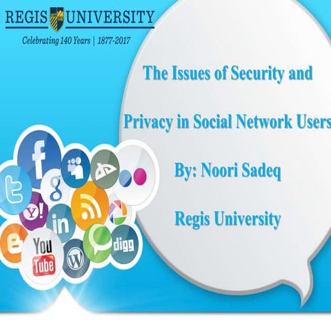 The issues of security and privacy in social network 