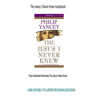 Free Audiobook Downloads The Jesus I Never Knew