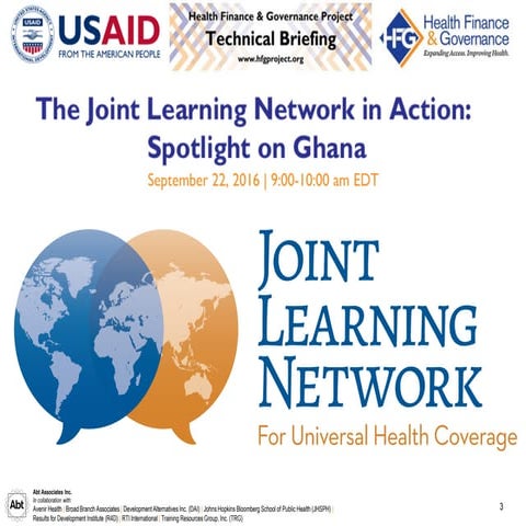 The Joint Learning Network in Action: Spotlight on Ghana