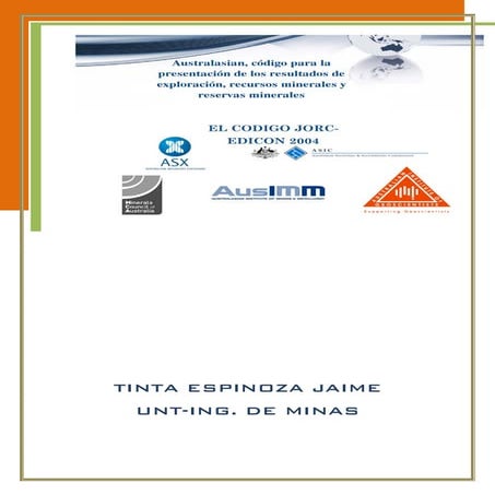 The jorc code | PDF