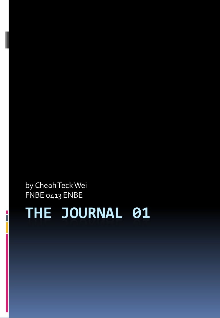 The journal 01