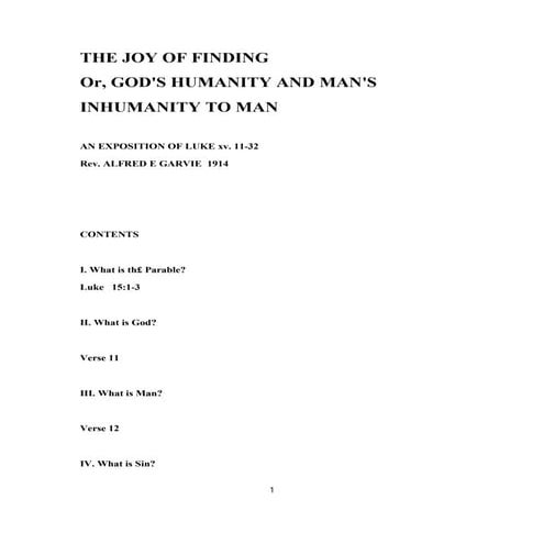 The joy of finding | PDF