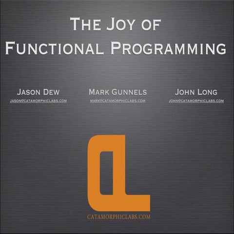 The Joy Of Functional Programming | PPT