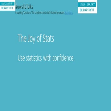 The Joy of Stats