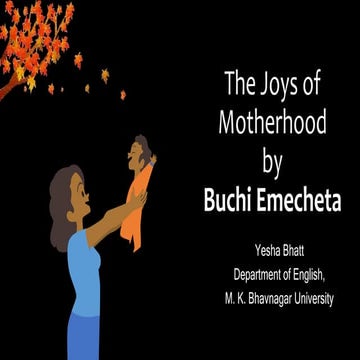 The Joys of motherhood