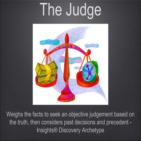 The Judge Archetype | PPT