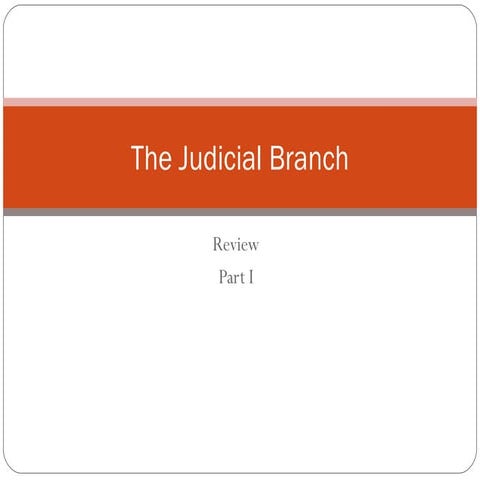 The judicial branch