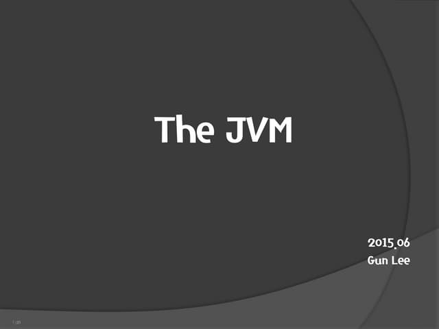 The JVM - Internal ( 스터디 자료 )