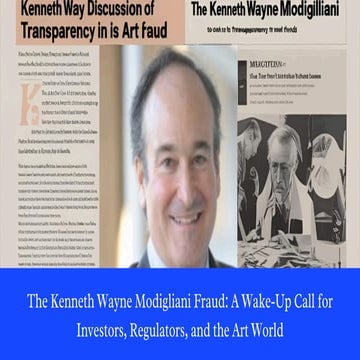 Kenneth Wayne’s Modigliani Fraud How He Fooled Collectors and Auction ...