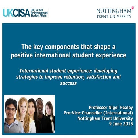 The key components that shape a positive international student experience
