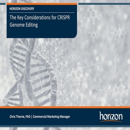 The key considerations of crispr genome editing