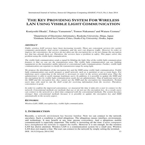 The key providing system for wireless