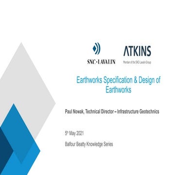 The Knowledge Series Slides - Earthworks Specification and the Design ...