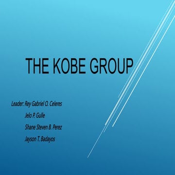 The kobe group.pptx