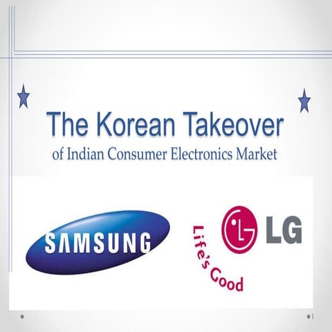 The Korean takeover of Indian Consumer Electronics Market