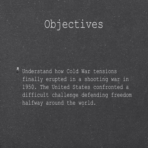 Korean and Vietnam War Presentation