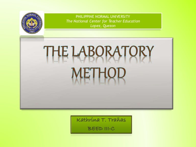 The laboratory method
