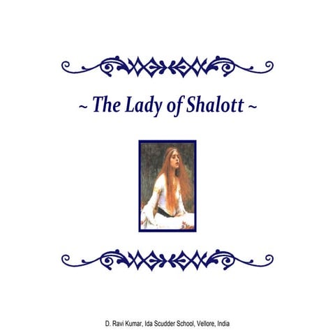 The lady of shalott