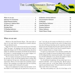 The Laird Report - January 11 2014