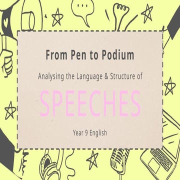 The Language and Structure of Speeches Educational Presentation in Fluro Past...