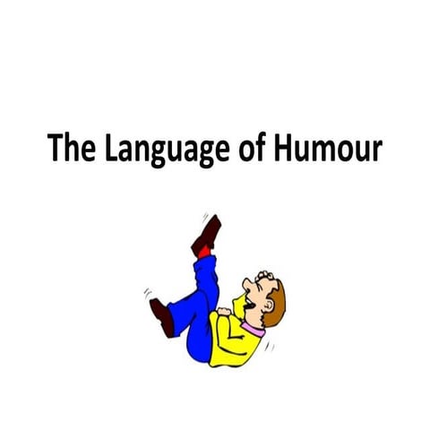 The language of humour