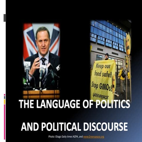 The language of politics