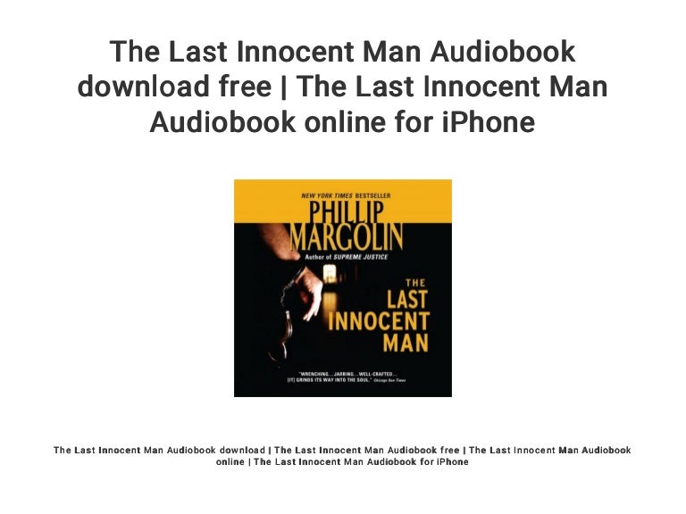 The Last Innocent Man Audiobook download free The Last