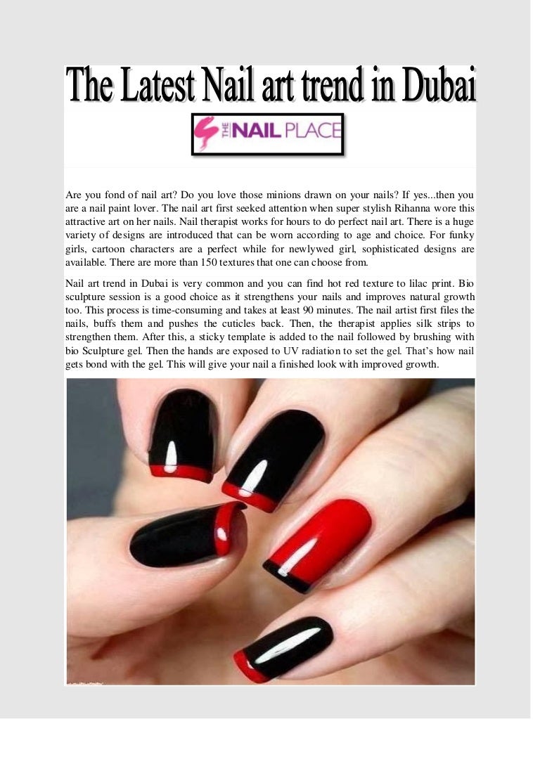 The Latest Nail art trend in Dubai